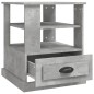 vidaXL Tavolino Grigio Cemento 50x50x60 cm in Legno Multistrato vidaXL Tavolino Grigio Cemento 50x50x60 cm in Legno Multistrato