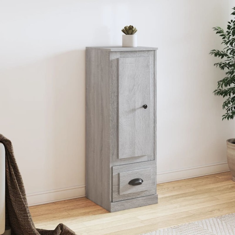 vidaXL Credenza Grigio Sonoma 36x35,5x103,5 cm in Legno Multistrato vidaXL Credenza Grigio Sonoma 36x35,5x103,5 cm in Legno Multistrato