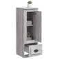 vidaXL Credenza Grigio Sonoma 36x35,5x103,5 cm in Legno Multistrato vidaXL Credenza Grigio Sonoma 36x35,5x103,5 cm in Legno Multistrato