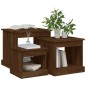 vidaXL Tavolini Impilabili 3 pz Rovere Marrone in Legno Multistrato vidaXL Tavolini Impilabili 3 pz Rovere Marrone in Legno Multistrato