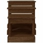 vidaXL Tavolini Impilabili 3 pz Rovere Marrone in Legno Multistrato vidaXL Tavolini Impilabili 3 pz Rovere Marrone in Legno Multistrato