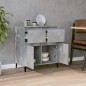vidaXL Credenza Grigio Cemento 60x35x70 cm in Legno Multistrato vidaXL Credenza Grigio Cemento 60x35x70 cm in Legno Multistrato