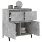 vidaXL Credenza Grigio Cemento 60x35x70 cm in Legno Multistrato vidaXL Credenza Grigio Cemento 60x35x70 cm in Legno Multistrato