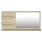Specchio da Bagno Rovere Sonoma 90x10,5x45 cm in Truciolato Specchio da Bagno Rovere Sonoma 90x10,5x45 cm in Truciolato
