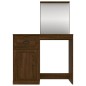 vidaXL Toeletta Specchio Rovere Marrone 90x50x132,5 Legno Multistrato vidaXL Toeletta Specchio Rovere Marrone 90x50x132,5 Legno Multistrato
