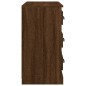 vidaXL Credenza Rovere Marrone 70x35,5x67,5 cm in Legno Multistrato vidaXL Credenza Rovere Marrone 70x35,5x67,5 cm in Legno Multistrato