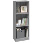 vidaXL Libreria 3 Ripiani Grigio Sonoma 40x24x109 cm Legno Multistrato