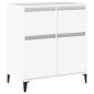 vidaXL Credenza Bianca 60x35x70 cm in Legno Multistrato vidaXL Credenza Bianca 60x35x70 cm in Legno Multistrato