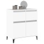 vidaXL Credenza Bianca 60x35x70 cm in Legno Multistrato vidaXL Credenza Bianca 60x35x70 cm in Legno Multistrato