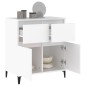 vidaXL Credenza Bianca 60x35x70 cm in Legno Multistrato vidaXL Credenza Bianca 60x35x70 cm in Legno Multistrato