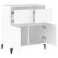 vidaXL Credenza Bianca 60x35x70 cm in Legno Multistrato vidaXL Credenza Bianca 60x35x70 cm in Legno Multistrato