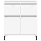 vidaXL Credenza Bianca 60x35x70 cm in Legno Multistrato vidaXL Credenza Bianca 60x35x70 cm in Legno Multistrato