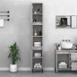 vidaXL Armadietto Bagno Grigio Sonoma 30x30x190cm in Legno Multistrato vidaXL Armadietto Bagno Grigio Sonoma 30x30x190cm in Legno Multistrato