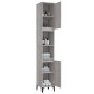 vidaXL Armadietto Bagno Grigio Sonoma 30x30x190cm in Legno Multistrato vidaXL Armadietto Bagno Grigio Sonoma 30x30x190cm in Legno Multistrato