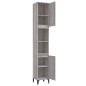 vidaXL Armadietto Bagno Grigio Sonoma 30x30x190cm in Legno Multistrato vidaXL Armadietto Bagno Grigio Sonoma 30x30x190cm in Legno Multistrato