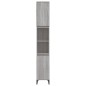 vidaXL Armadietto Bagno Grigio Sonoma 30x30x190cm in Legno Multistrato vidaXL Armadietto Bagno Grigio Sonoma 30x30x190cm in Legno Multistrato