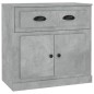 vidaXL Credenza Grigio Cemento 70x35,5x67,5 cm in Legno Multistrato vidaXL Credenza Grigio Cemento 70x35,5x67,5 cm in Legno Multistrato