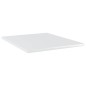Ripiani per Libreria 8 pz Bianco Lucido 40x50x1,5 cm Truciolato Ripiani per Libreria 8 pz Bianco Lucido 40x50x1,5 cm Truciolato