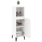 vidaXL Armadietto da Bagno Bianco 30x30x100 cm in Legno Multistrato vidaXL Armadietto da Bagno Bianco 30x30x100 cm in Legno Multistrato