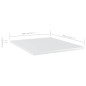 Ripiani per Libreria 8 pz Bianco Lucido 40x50x1,5 cm Truciolato Ripiani per Libreria 8 pz Bianco Lucido 40x50x1,5 cm Truciolato