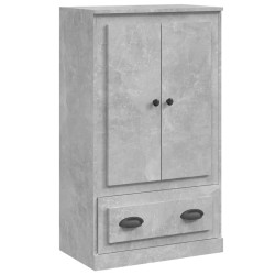 vidaXL Credenza Grigio Cemento 60x35,5x103,5 cm in Legno Multistrato