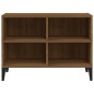 Mobile TV con Gambe in Metallo Rovere Marrone 69,5x30x50 cm Mobile TV con Gambe in Metallo Rovere Marrone 69,5x30x50 cm