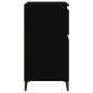 vidaXL Credenza Nero 60x35x70 cm in Legno Multistrato vidaXL Credenza Nero 60x35x70 cm in Legno Multistrato