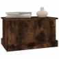 vidaXL Contenitore Rovere Fumo 50x30x28 cm Legno Multistrato