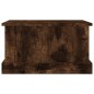 vidaXL Contenitore Rovere Fumo 50x30x28 cm Legno Multistrato
