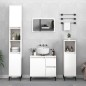 vidaXL Armadietto da Bagno Bianco 30x30x190 cm in Legno Multistrato vidaXL Armadietto da Bagno Bianco 30x30x190 cm in Legno Multistrato