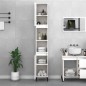 vidaXL Armadietto da Bagno Bianco 30x30x190 cm in Legno Multistrato vidaXL Armadietto da Bagno Bianco 30x30x190 cm in Legno Multistrato