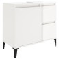 vidaXL Armadietto Bagno Bianco Lucido 65x33x60cm in Legno Multistrato vidaXL Armadietto Bagno Bianco Lucido 65x33x60cm in Legno Multistrato