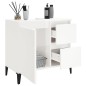 vidaXL Armadietto Bagno Bianco Lucido 65x33x60cm in Legno Multistrato vidaXL Armadietto Bagno Bianco Lucido 65x33x60cm in Legno Multistrato