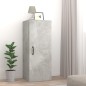 Mobile Pensile Muro Grigio Cemento 34,5x34x90 Legno Multistrato Mobile Pensile Muro Grigio Cemento 34,5x34x90 Legno Multistrato