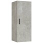 Mobile Pensile Muro Grigio Cemento 34,5x34x90 Legno Multistrato Mobile Pensile Muro Grigio Cemento 34,5x34x90 Legno Multistrato