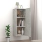 Mobile Pensile Muro Grigio Cemento 34,5x34x90 Legno Multistrato Mobile Pensile Muro Grigio Cemento 34,5x34x90 Legno Multistrato