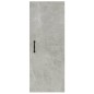 Mobile Pensile Muro Grigio Cemento 34,5x34x90 Legno Multistrato Mobile Pensile Muro Grigio Cemento 34,5x34x90 Legno Multistrato