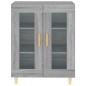 vidaXL Credenza Grigio Sonoma 69,5x34x90 cm in Legno Multistrato vidaXL Credenza Grigio Sonoma 69,5x34x90 cm in Legno Multistrato