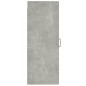 Mobile Pensile Muro Grigio Cemento 34,5x34x90 Legno Multistrato Mobile Pensile Muro Grigio Cemento 34,5x34x90 Legno Multistrato