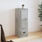 vidaXL Credenza Grigio Cemento 36x35,5x103,5 cm in Legno Multistrato vidaXL Credenza Grigio Cemento 36x35,5x103,5 cm in Legno Multistrato