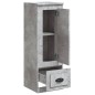 vidaXL Credenza Grigio Cemento 36x35,5x103,5 cm in Legno Multistrato vidaXL Credenza Grigio Cemento 36x35,5x103,5 cm in Legno Multistrato