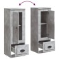 vidaXL Credenza Grigio Cemento 36x35,5x103,5 cm in Legno Multistrato vidaXL Credenza Grigio Cemento 36x35,5x103,5 cm in Legno Multistrato