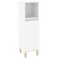 vidaXL Armadietto da Bagno Bianco 30x30x100 cm in Legno Multistrato vidaXL Armadietto da Bagno Bianco 30x30x100 cm in Legno Multistrato