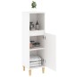 vidaXL Armadietto da Bagno Bianco 30x30x100 cm in Legno Multistrato vidaXL Armadietto da Bagno Bianco 30x30x100 cm in Legno Multistrato