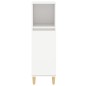 vidaXL Armadietto da Bagno Bianco 30x30x100 cm in Legno Multistrato vidaXL Armadietto da Bagno Bianco 30x30x100 cm in Legno Multistrato