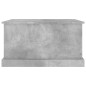 vidaXL Contenitore Grigio Cemento 70x40x38 cm in Legno Multistrato vidaXL Contenitore Grigio Cemento 70x40x38 cm in Legno Multistrato