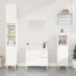 vidaXL Armadietto da Bagno Bianco 65x33x60 cm in Legno Multistrato vidaXL Armadietto da Bagno Bianco 65x33x60 cm in Legno Multistrato