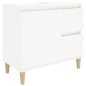 vidaXL Armadietto da Bagno Bianco 65x33x60 cm in Legno Multistrato vidaXL Armadietto da Bagno Bianco 65x33x60 cm in Legno Multistrato