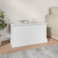 vidaXL Contenitore Portaoggetti Bianco 70x40x38 cm Legno Multistrato