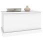 vidaXL Contenitore Portaoggetti Bianco 70x40x38 cm Legno Multistrato
